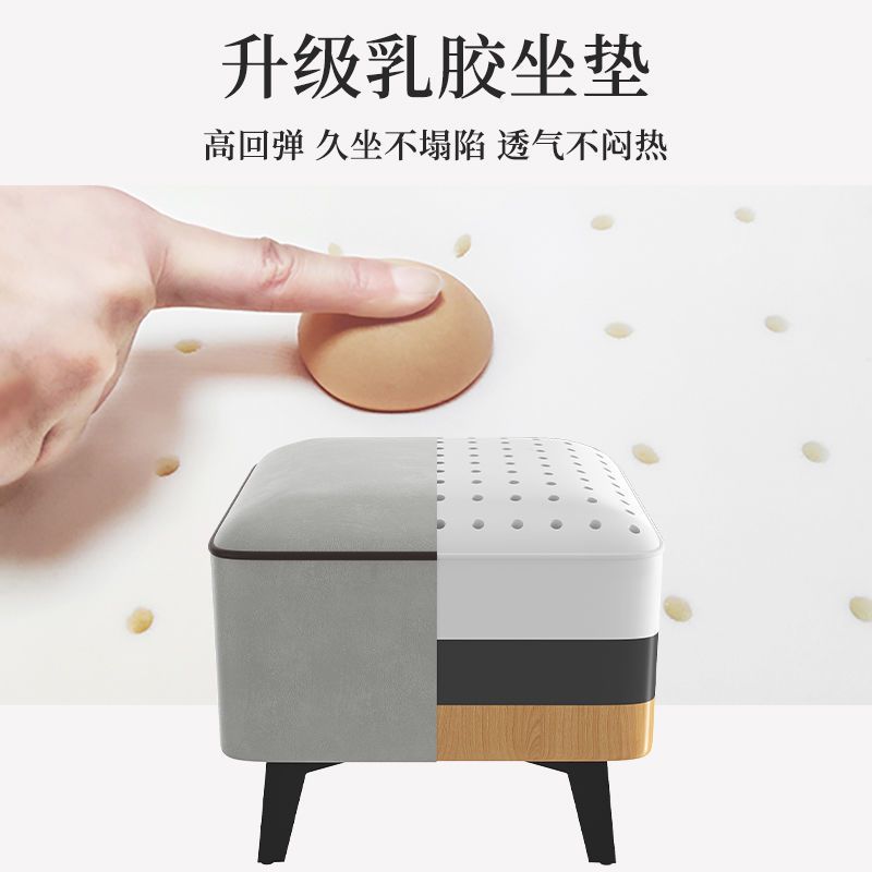 小沙发墩凳换鞋凳皮皮坐墩穿鞋客厅美式凳轻奢儿童凳高档北欧家用