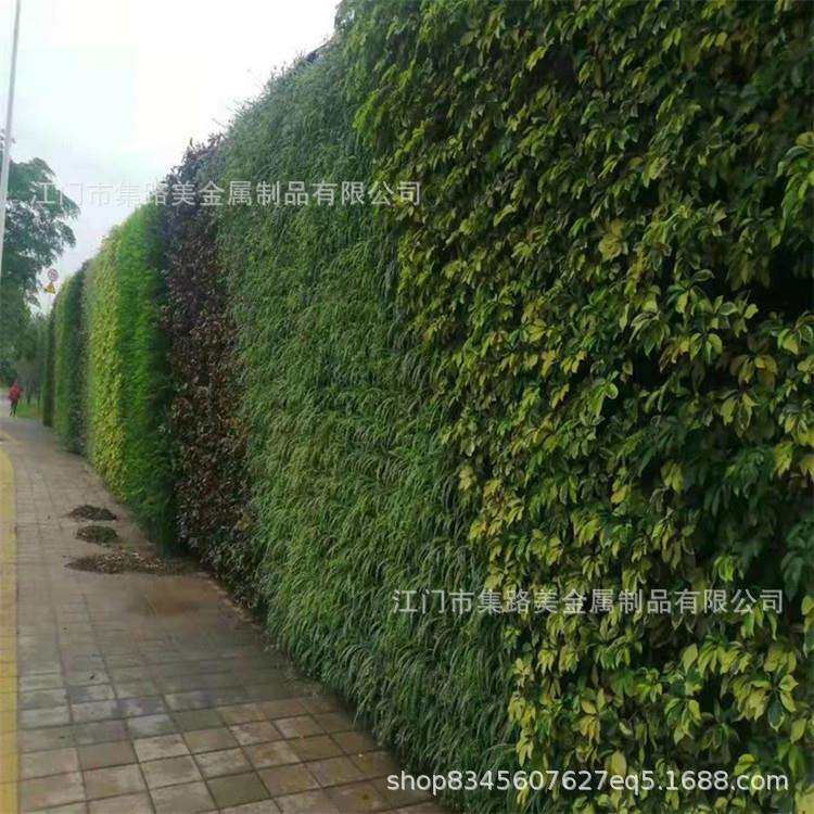 厂家现货钢结构植物墙真植物围挡墙绿色生态施工围蔽绿植围挡
