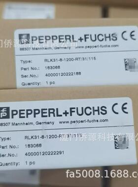 RLK31-8-1200-RT/31/115倍加福反射板型光电开关传感器(183068)