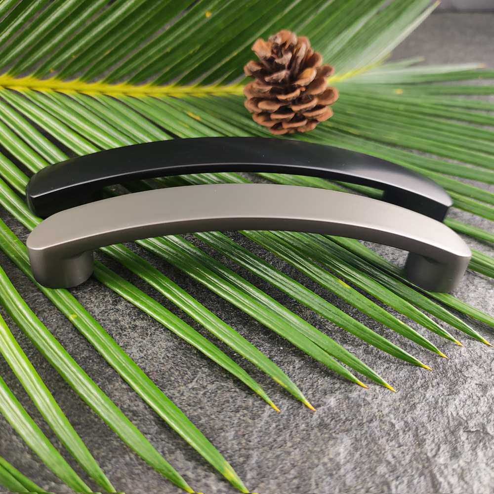 源头工厂直销简约珍珠灰衣柜橱柜现代欧式拉手抽屉衣柜门把手