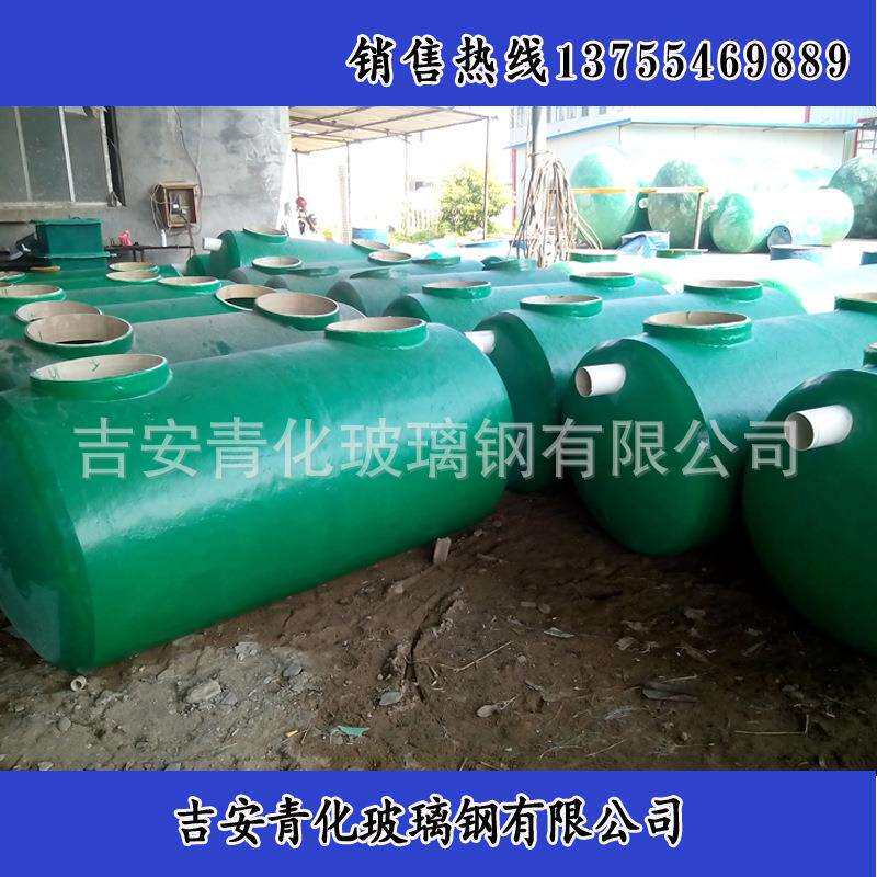 机械缠绕小型隔油池规格D950*L1900 江西玻璃钢化粪池