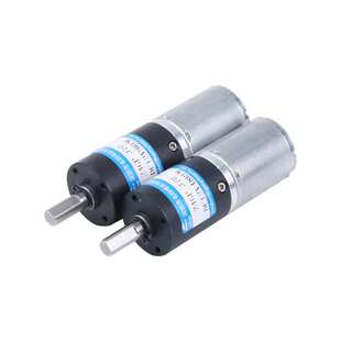 微型直流减速电机12v24v6伏小电机24mm370行星齿轮低速慢速小马达