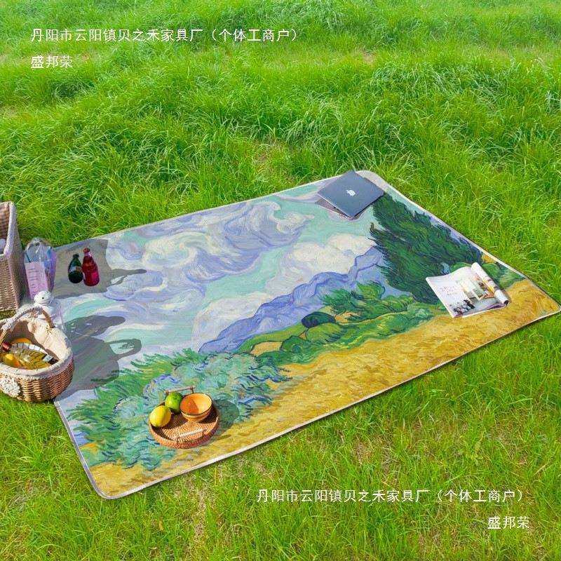 防潮野餐垫户外地垫出游露营野炊隔热坐垫便携郊外铺地布加厚