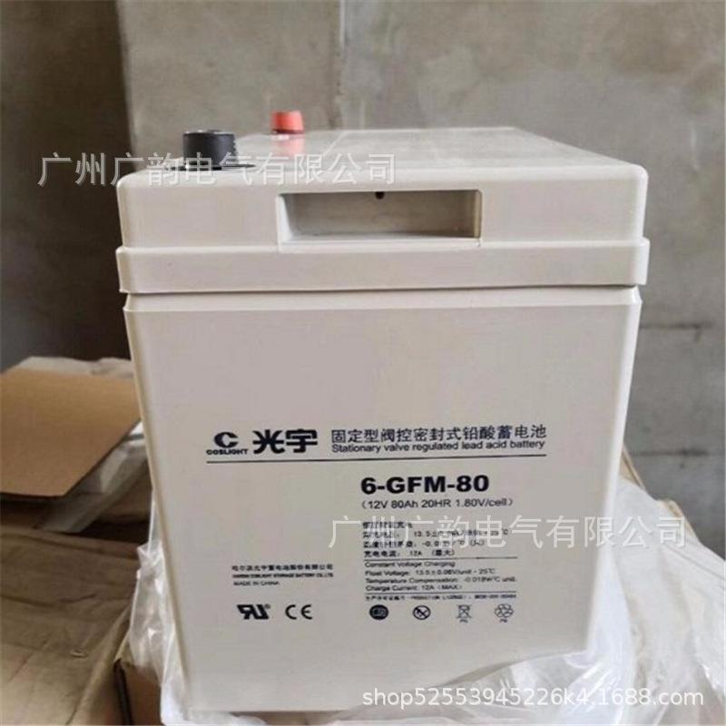 光宇蓄电池6-GFM-80C 铅酸电池12V80AH 哈尔滨光宇COSLIGHT蓄电池