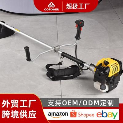 现货外贸Lawnmower割灌机52CC侧挂式汽油割草机二冲大功率除草机
