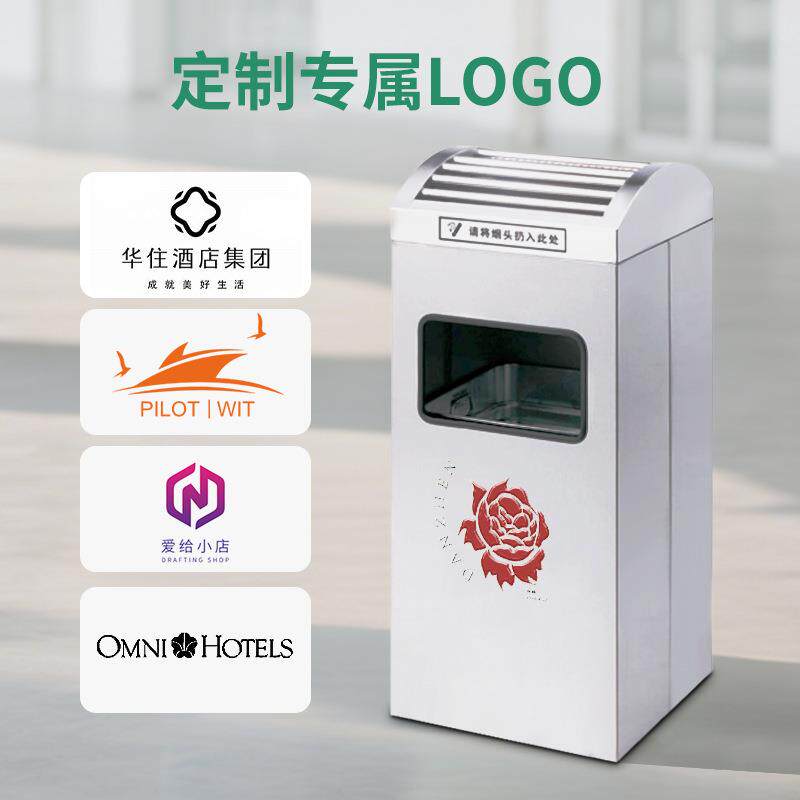 不锈钢方形茶水桶茶渣过滤收集废水桶茶台几泡茶圆形废渣滤桶