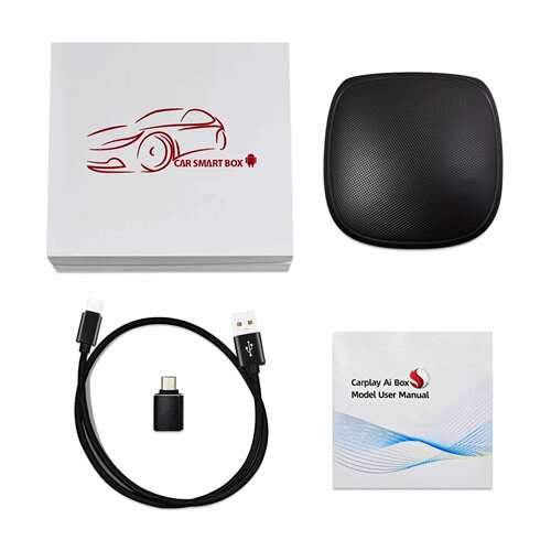 新品 智能盒子carplay ai box高通8核4+64G无线carplay转安卓系统
