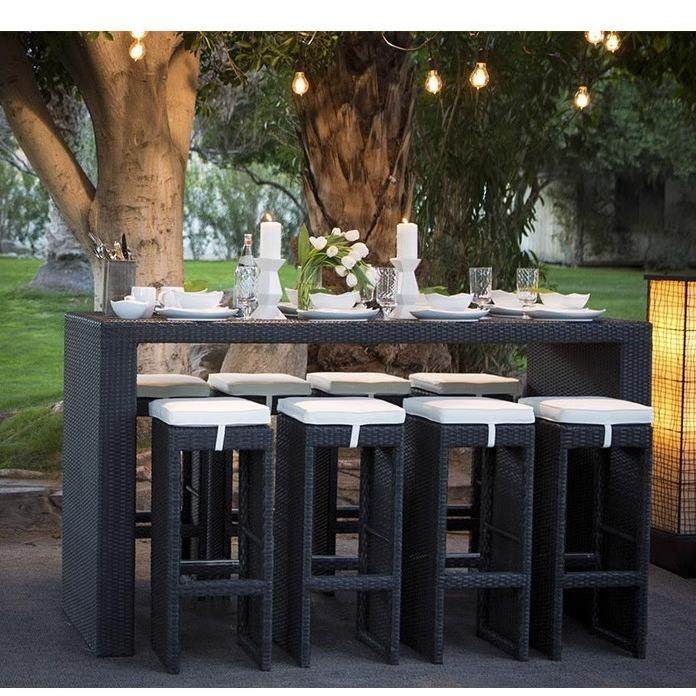 户外露天阳台藤编休闲吧台桌椅组合室外咖啡厅茶馆民宿高脚吧台椅,商业/办公家具,商用藤编家具,淘宝优惠券,粉丝福利购,淘宝优惠卷