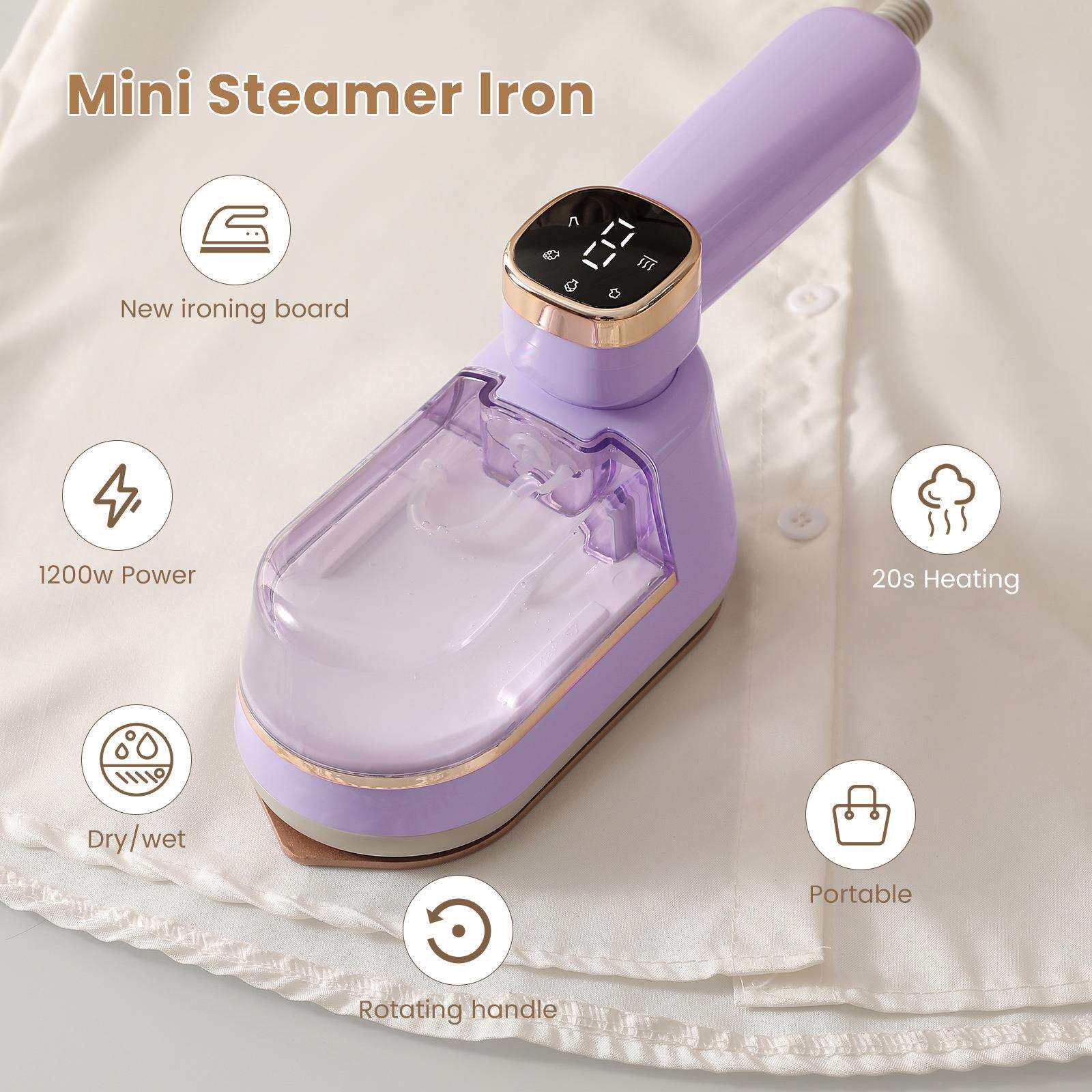 工厂直销新款触摸屏手持挂烫机多档可拆卸水箱电熨斗蒸汽刷亚马逊