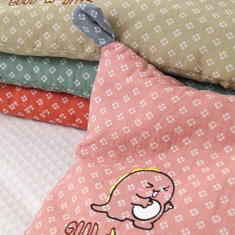 纯棉纱布荞麦枕头荞麦皮枕芯儿童小号硬枕护颈椎助睡眠全壳带枕套,婴童用品,婴童枕头/枕芯,淘宝优惠券,粉丝福利购,淘宝优惠卷