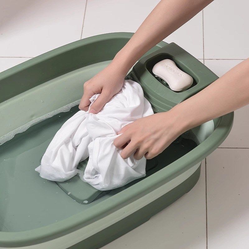 可折叠洗衣盆特大号加厚婴儿浴盆带搓衣板长方形学生宿舍家用盆子,家庭/个人清洁工具,脸盆,淘宝优惠券,粉丝福利购,淘宝优惠卷