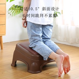 可叠放舒适柔软拜凳拜垫莲花磕头禅修打坐垫椅凳子家用跪拜蒲团