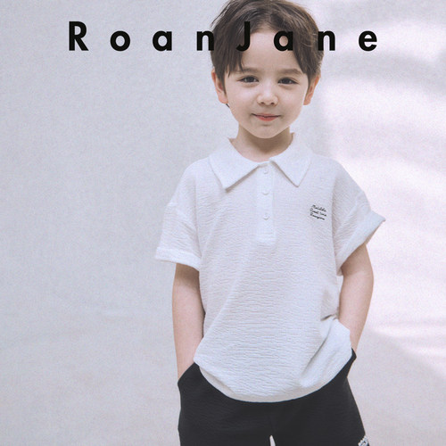 韩国RoanJane男短袖POLO衫百搭