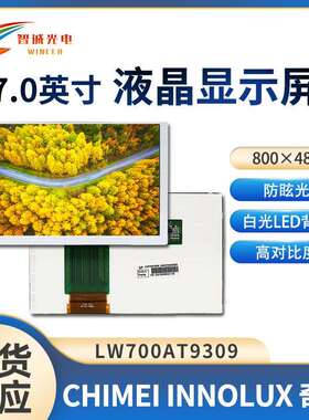 【LW700AT9309】群创7寸液晶屏800*480工业车载导航驱动液晶屏