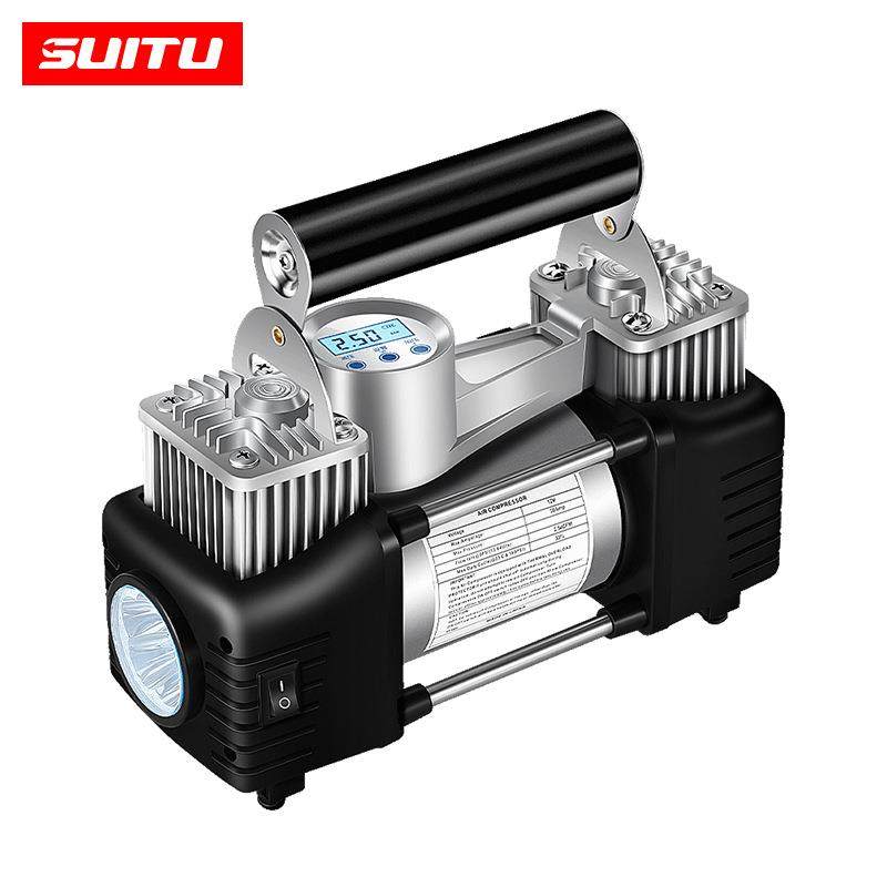 车载充气泵打气泵汽车车用大功率小轿车多功能便携式双缸高压轮胎,电子元器件市场,其它元器件,淘宝优惠券,粉丝福利购,淘宝优惠卷