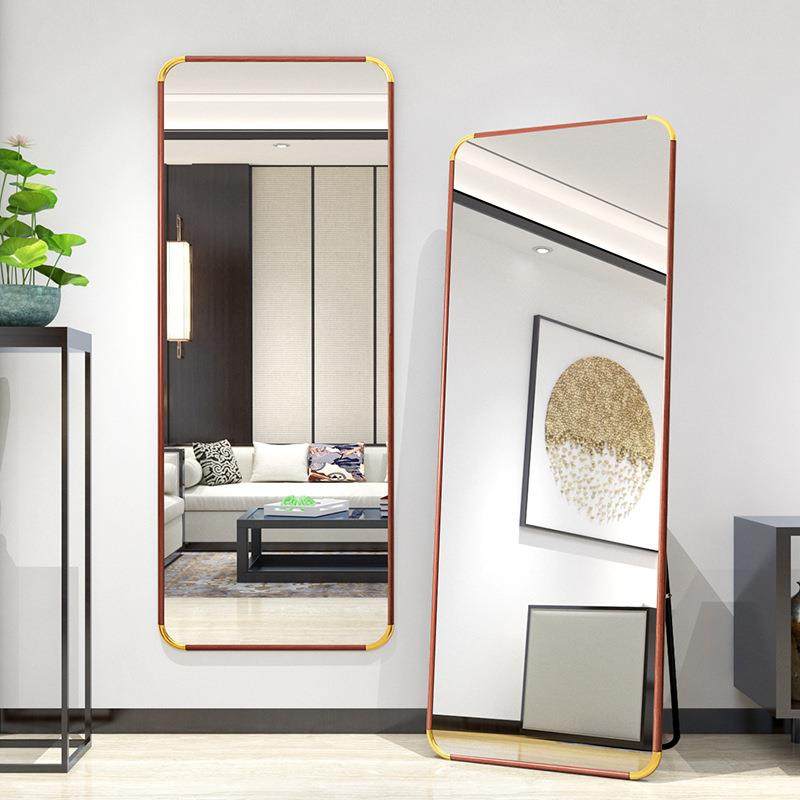 铝合金全身落地镜家用女生卧室试衣镜挂墙穿衣镜ins风简约大镜子,电子元器件市场,其它元器件,淘宝优惠券,粉丝福利购,淘宝优惠卷