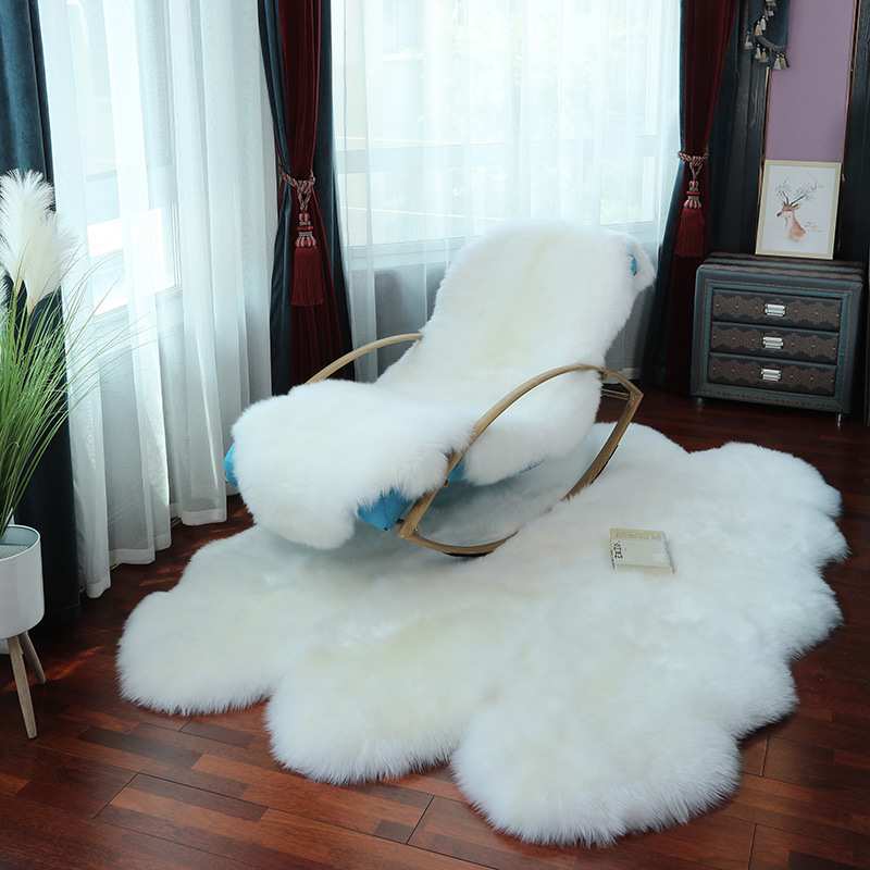 澳洲真羊毛皮绒沙发垫地毯卧室欧式客厅飘窗整张地垫毛毯厂家