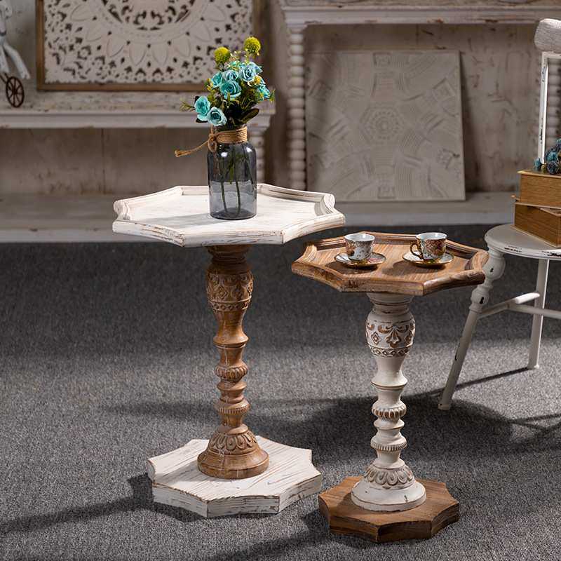 美式复古做旧棱形实木小茶几客厅沙发边几民宿角几休闲阳台小桌子,模玩/动漫/周边/娃圈三坑/桌游,模型制作工具/辅料耗材,淘宝优惠券,粉丝福利购,淘宝优惠卷