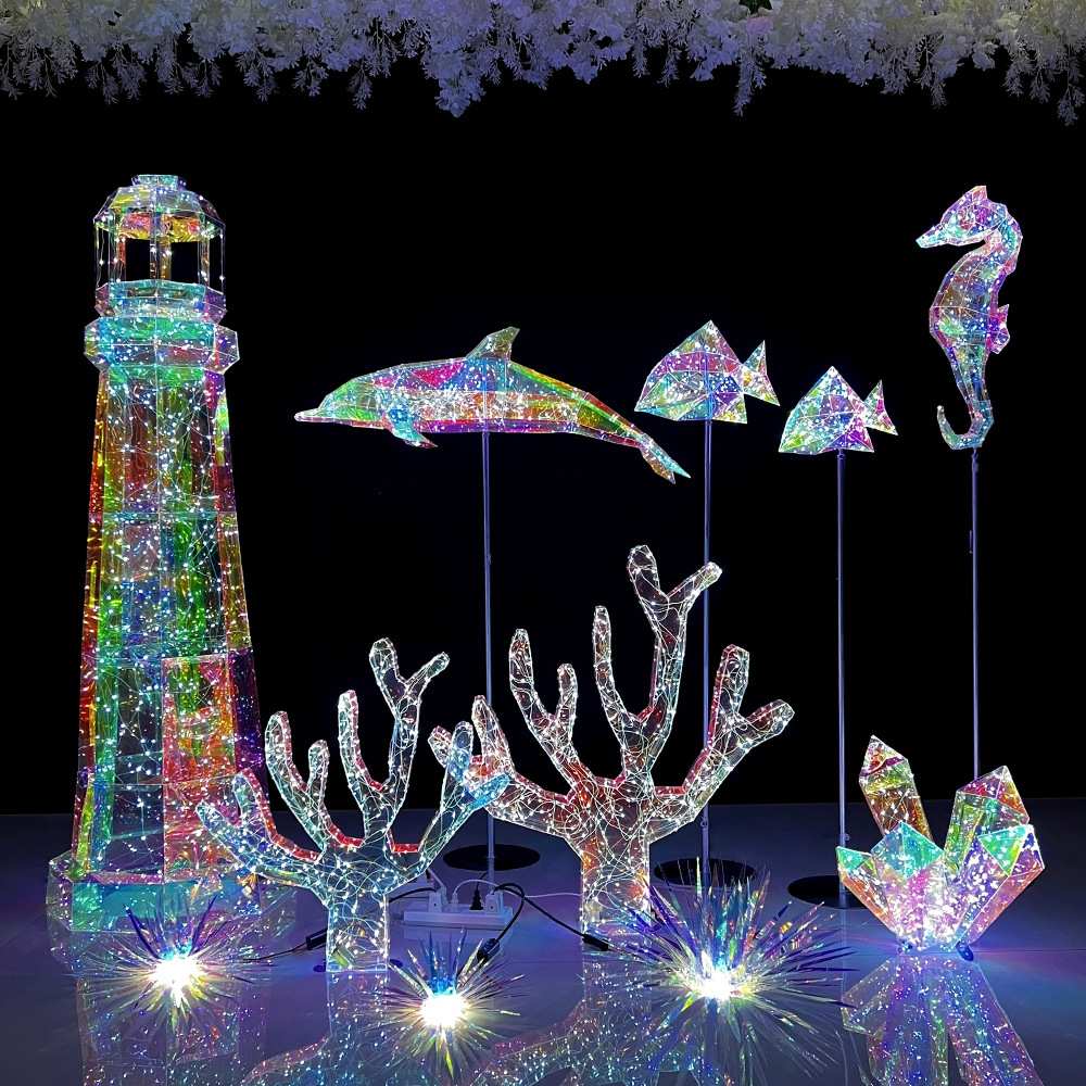 幻彩海洋套餐系列led灯生日礼物送女友亲人实用镭射灯海洋生物
