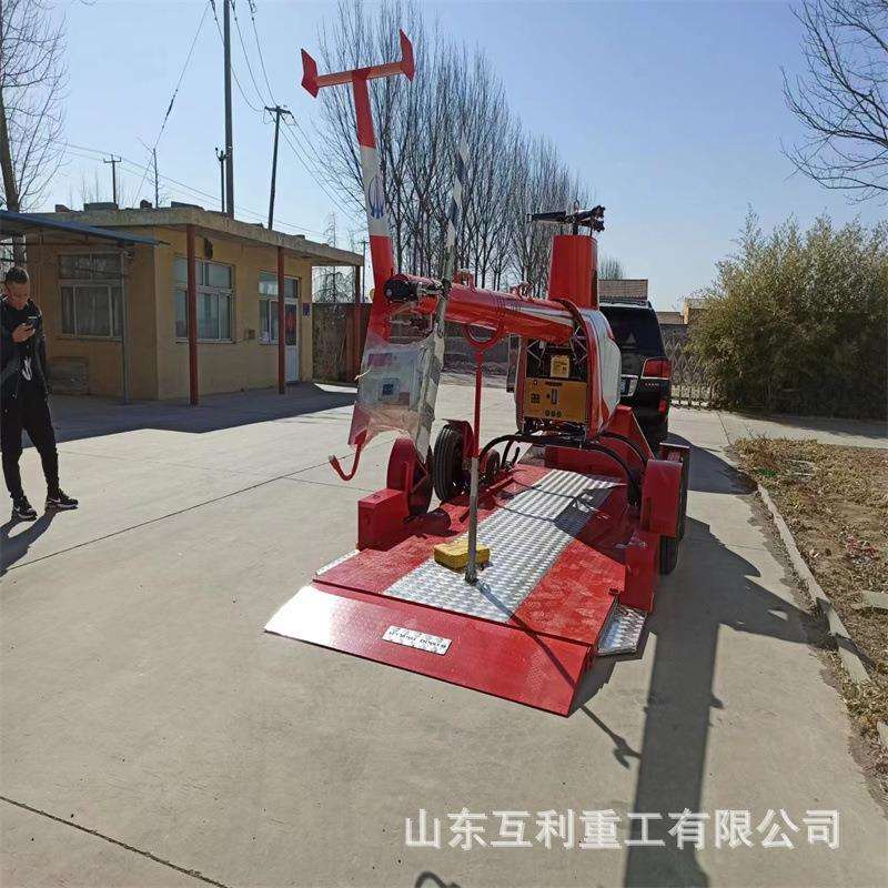 液压自卸拖车 车间搬运车运输车 四轮转向平板拖挂车