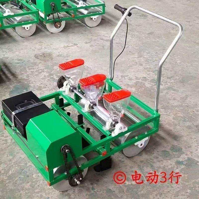 手推电动育苗机精播机 萝卜白菜种植机 大棚菜地农田作物播种器