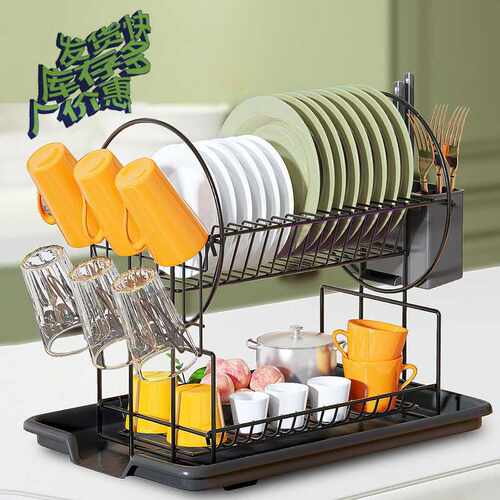 供货 厨房碗碟沥水架 水槽上方碗碟架可OEM贴牌现货dish rack