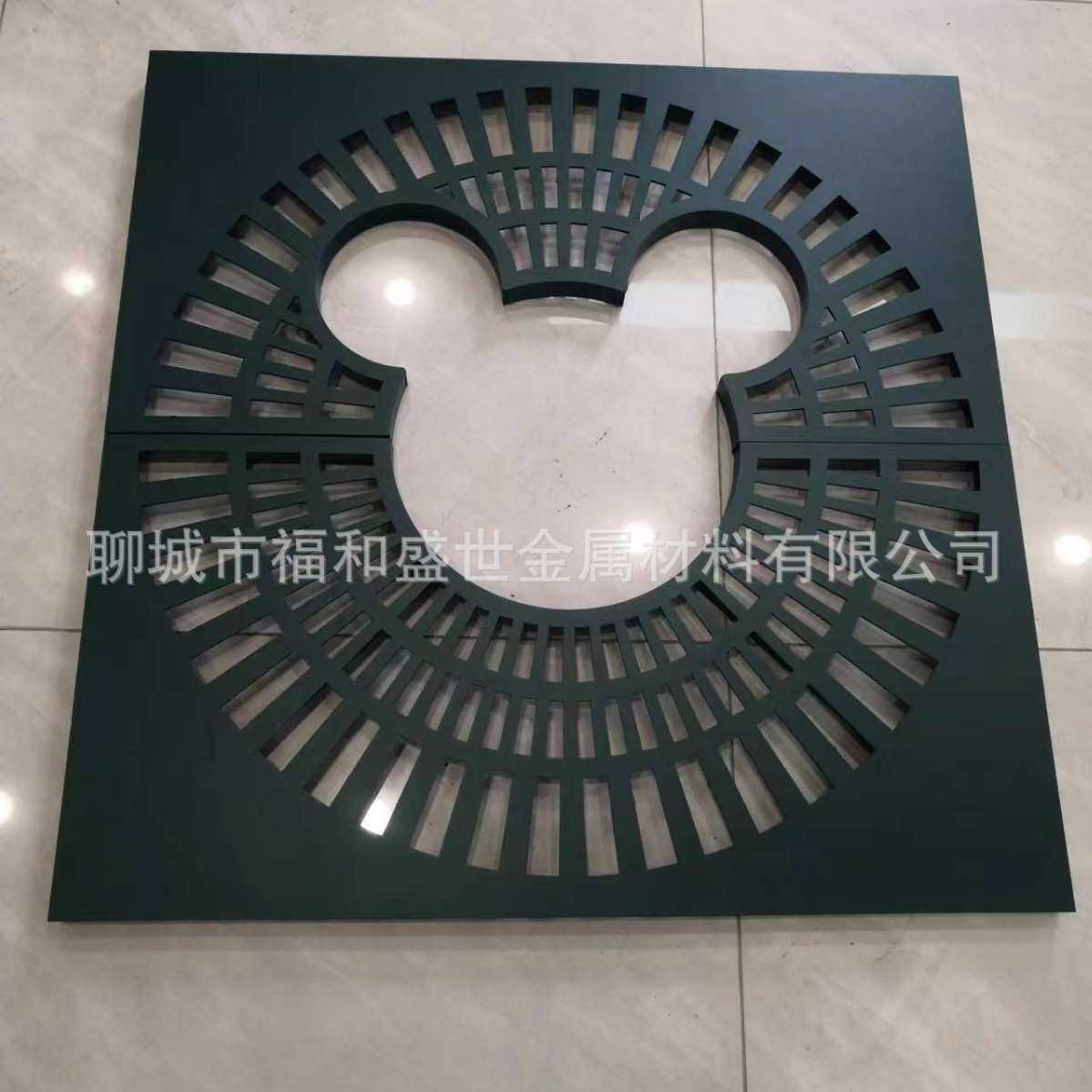 不锈钢树池篦子 园林绿化镀锌板树穴盖板 公园小区护树蓖子树围子