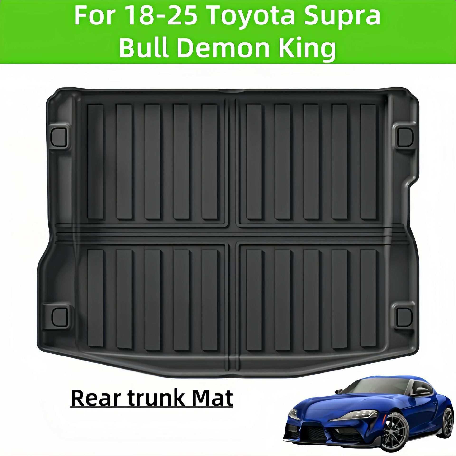 For 18-25 Supra Bull Demon King TPE 3D Car Rear Trunk Mat