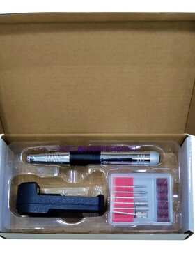 雕刻机engravers3.6V铝合金材质美甲电磨可调速微型电磨头