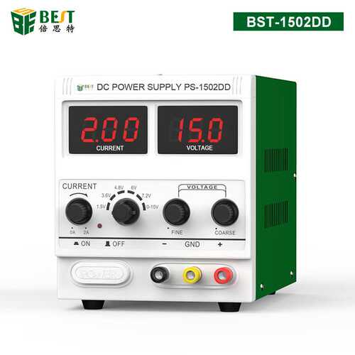 1502DD数显稳压直流电源 15V2A可调手机维修通断测试保护POWER表