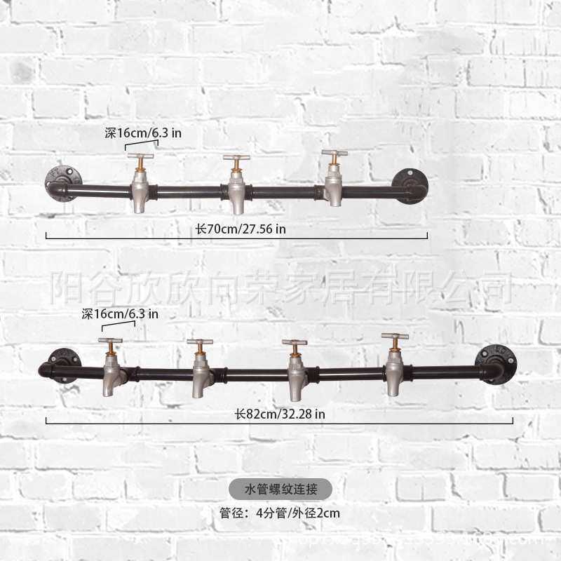 门后挂钩挂衣架复古工业风格玄关进门上挂架壁浴室挂衣钩