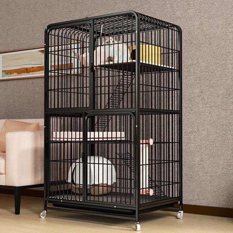 猫笼子自由空间室内三层猫舍猫别墅大号家用猫咪笼带厕所直销