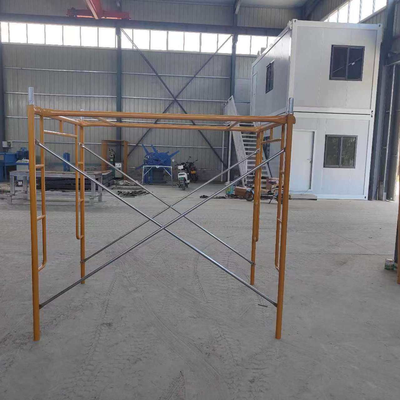 门式工程脚手架四条杠组合移动活动架镀锌钢架支架钢管踏板可移动