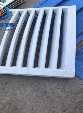 玻璃钢百叶窗、挡水FRP进风窗手工糊制 颜色：灰色、绿色