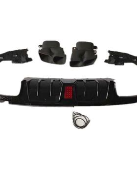 巴博斯款尾唇尾喉适用于奔驰C级W205 E级W213改装brabus尾唇尾喉