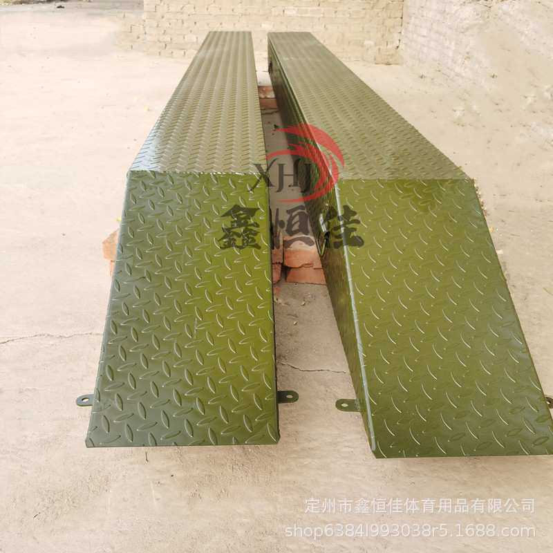 汽车驾驶道路障碍模拟训练器材 单边桥8180*300*250mm 绿色款