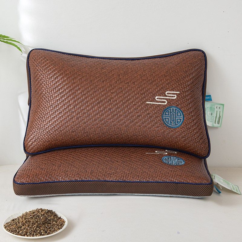 荞麦壳枕凉感夏凉枕头冰凉枕凉席枕芯PE藤面枕成人双面凉枕茶香枕,床上用品,枕头/枕芯,淘宝优惠券,粉丝福利购,淘宝优惠卷