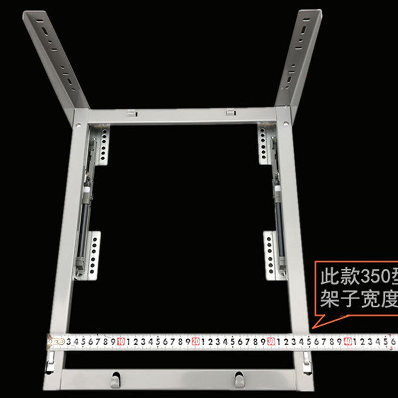 橱柜拉篮导轨调味篮轨道刀架专用滑轨三节滑道底装 阻尼轨道