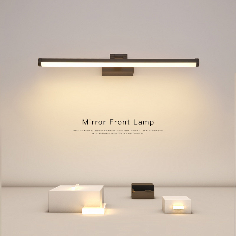 镜前灯led壁灯现代简约北欧洗手间化妆梳妆台灯淋浴房免打孔灯具