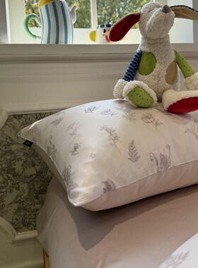 60s兰精天丝凉感丝滑灰色小碎花夏天四件套1.5m1.8米床单被套裸睡