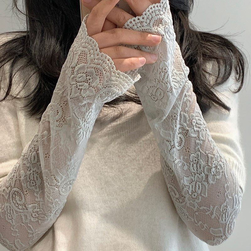 冰袖弹力镂空蕾丝印花防晒袖套女夏防紫外线喇叭袖宽松套袖子开车,服饰配件/皮带/帽子/围巾,防晒袖套,淘宝优惠券,粉丝福利购,淘宝优惠卷