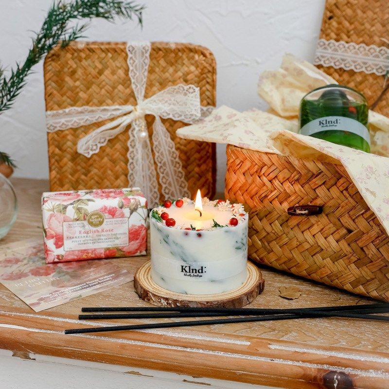 《野果》干花香薰蜡烛无火香薰礼盒小众高级卧室生日送礼结婚礼物,家居饰品,香薰礼盒,淘宝优惠券,粉丝福利购,淘宝优惠卷