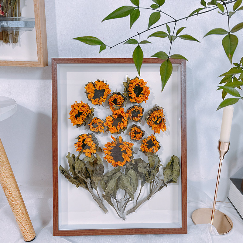 玫瑰干花中空立体相框16寸大号壁挂装饰摆设成品礼物复古装饰画,家居饰品,干花/花瓣/干花包/干树枝,淘宝优惠券,粉丝福利购,淘宝优惠卷