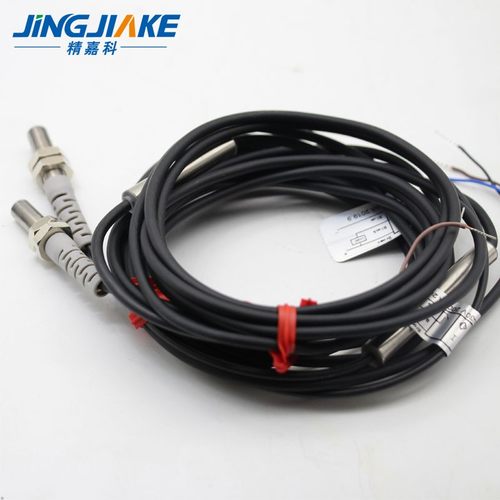 M5微型对射激光传感器BJT05-20N聚光型对照红外光电开关可见红光