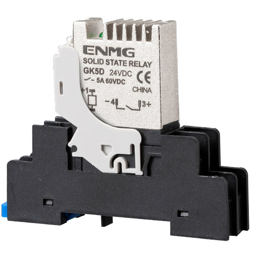 超小型24V固态继电器导轨式GK5D中间继电器直流控直流交流220V 5A