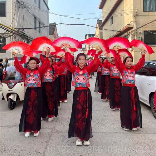 正品舞成人款打舞蹈表演服中国风广场服装秧歌队服鼓队国锣潮演鼓