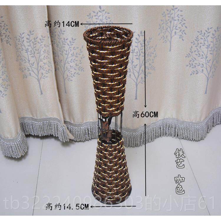 正品60CM居木桶 铁艺花器花桶花桶花瓶复古槽欧式插花家装饰摆放