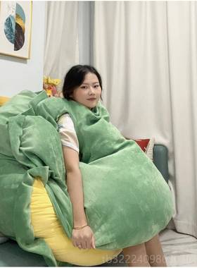 正品大大号龟王八壳穿睡袋，可红神超器枕头，可网穿衣服娃娃