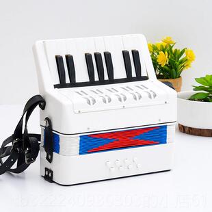 正品迷你儿童手风琴 益乐玩具音乐器早智教节日礼物 7键司贝17键