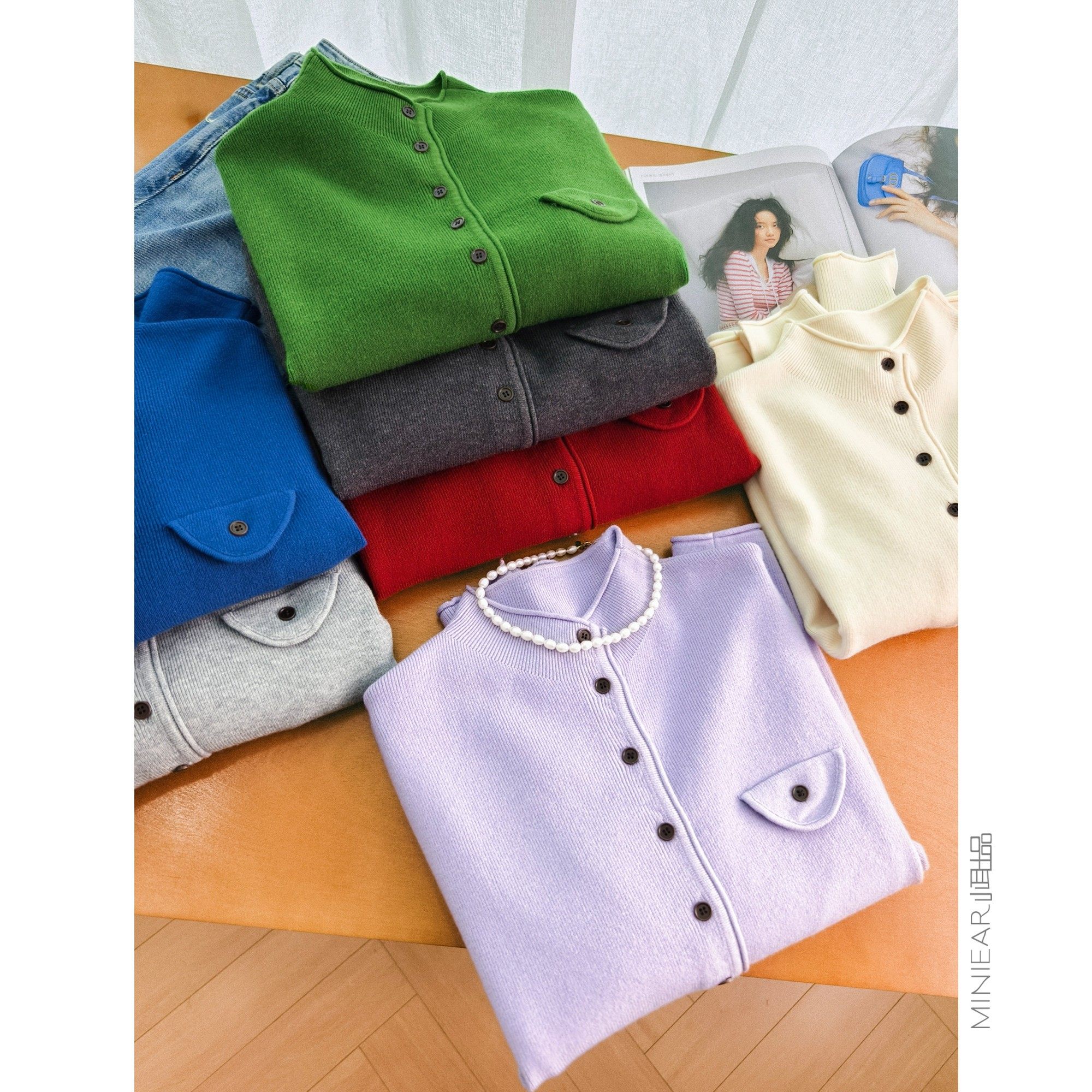 小耳出品萣染色！多股纱/K起球/小高领 宽松厚实口袋卷边针织衫,女装/女士精品,毛衣,淘宝优惠券,粉丝福利购,淘宝优惠卷